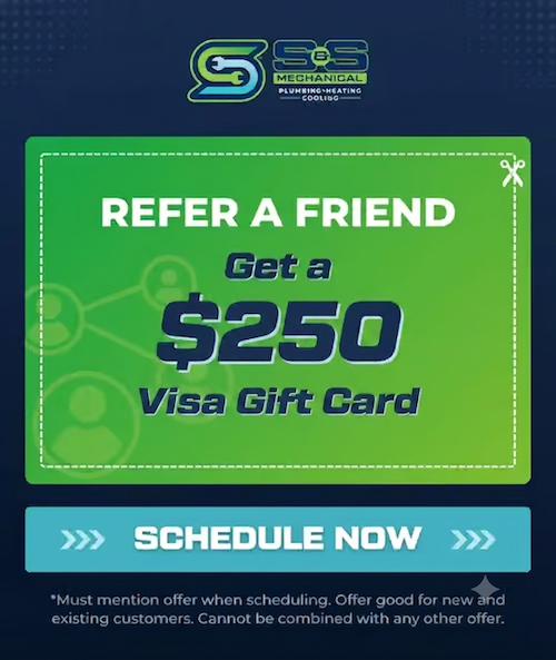 Refer a Friend get a $250 Visa Gift Card