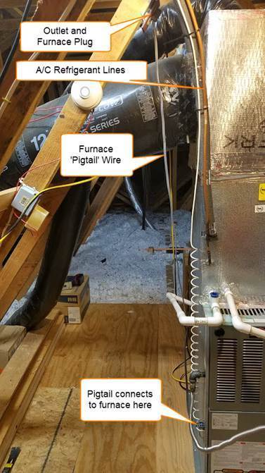 Furnace shut-off switch close-up